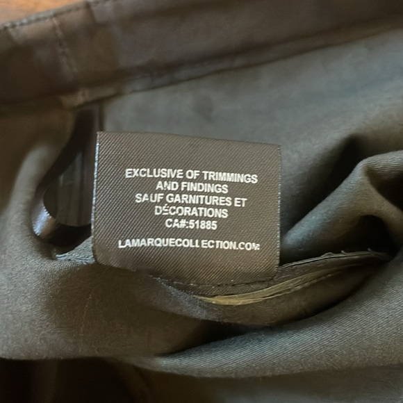 Lamarque  Leather Leggings SZ Small - Picture 4 of 12